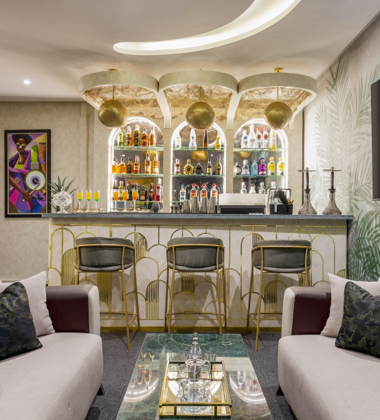 SANCTUM lounge bar and seating area